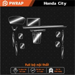 Dán nội thất xe Honda City 2021 -2024