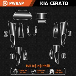 Dán PPF nội thất ô tô KIA Cerato 2019-2021