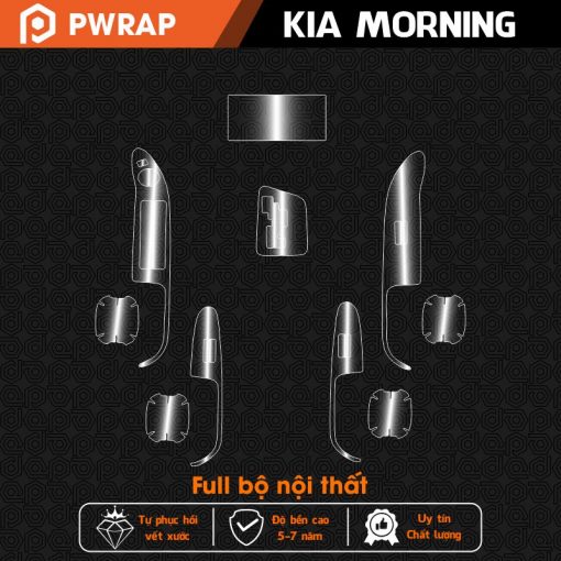 Dán PPF nội thất KIA Morning 2019-2021