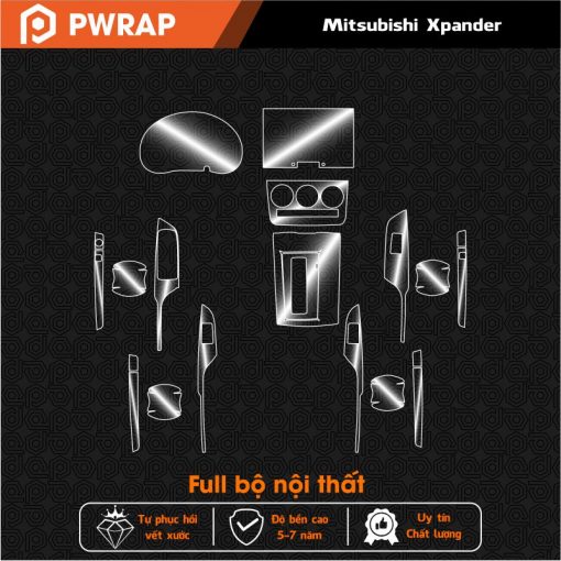Bộ dán PPF nôi thất Mitsubishi Xpander 2019 - 2021