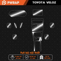 Dán PPF nội thất Toyota Veloz bản thường| Top