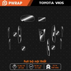 Dán nội thất Toyota Vios bản G -E 2019 - 2022 PPF mới