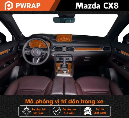 Dán PPF nội thất ô tô Mazda CX8 2019-2023 - Hình ảnh 3