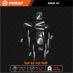 Dán PPF nội thất ô tô BMW X3 2017- 2025