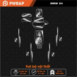Dán PPF nội thất ô tô BMW X4 2022 - 2024