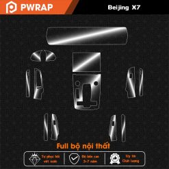 Dán PPF bảo vệ nội thất ô tô Baic Beijing X7