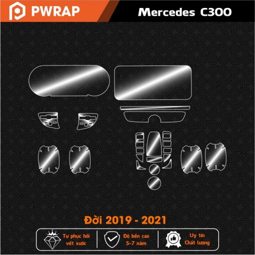 Dán PPF nội thất Mercedes C300 2019 - 2025 - Ảnh 2