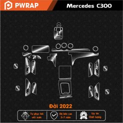Dán PPF nội thất Mercedes C300 2019 - 2025