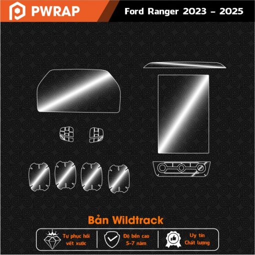 Dán PPF nội thất Ford Ranger 2022-2025 - Ảnh 2