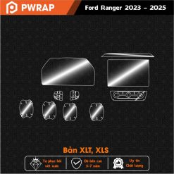 Dán PPF nội thất Ford Ranger 2022-2025