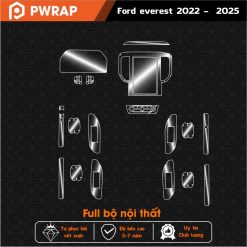 Dán PPF nội thất Ford Everest 2022-2025