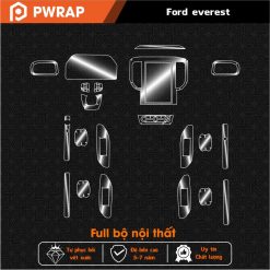 Dán PPF nội thất Ford Everest 2022-2024
