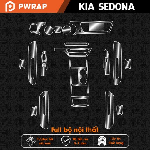 Dán PPF nội thất Kia Sedona 2018 - 2021