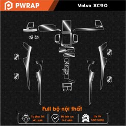 Dán PPF bảo vệ nội thất ô tô Volvo XC90 2017- 2024