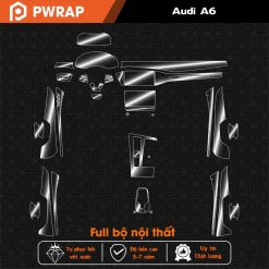 Dán PPF nội thất Audi A6 2016-2023 chống xước tốt