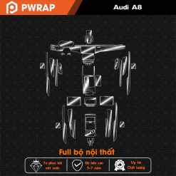 Dán PPF nội thất Audi A8 2016-2023 chống xước tốt