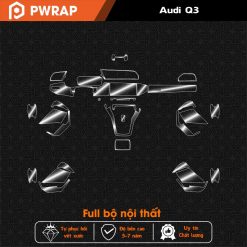 Dán nội thất Audi Q3 2016-2023 PPF tự phục hồi mới