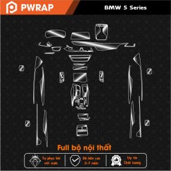 Dán PPF nội thất ô tô BMW 5 Series 2014-2024 chống xước tốt