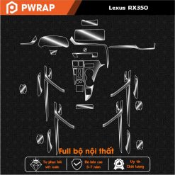 Dán nội thất ô tô Lexus RX450| RX350| RX300 2016- 2024 PPF tự phục hồi