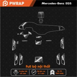 Dán nội thất Mercedes EQS 2021-2023 PPF TPU cải tiến mới