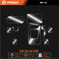 Dán nội thất ô tô MG ZS PPF chống xước tốt( BẢN THÁI)