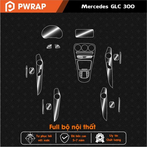 Dán PPF nội thất xe Mercedes GLC300 2020 - 2025