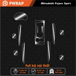 Dán PPF nội thất Mitsubishi Pajero Sport 2017 - 2019