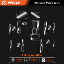 Dán PPF nội thất Mitsubishi Pajero Sport 2017 - 2025