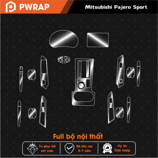 Dán PPF nội thất Pajero Sport 2020 - 2025 - Ảnh 2