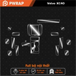 Dán PPF nội thất xe Volvo XC40 tự phục hồi vết xước