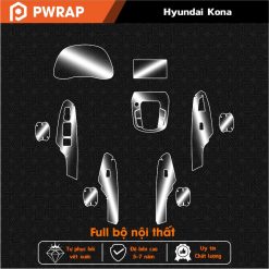 Dán PPF Full nội thất xe Hyundai Kona không ố vàng