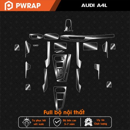 Dán PPF nội thất xe Audi A4L 2020- 2023