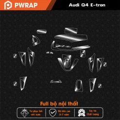 Dán chống xước nội thất xe Audi Q4 E-Tron PPF