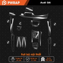 Dán chống xước nội thất xe Audi Q6 2022 - 2023 PPF