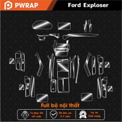Dán PPF nội thất xe Ford Exploser 2022 - 2024