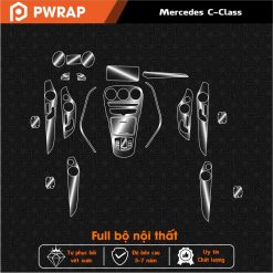 Dán chống xước nội thất xe Mercedes C-Class 2019