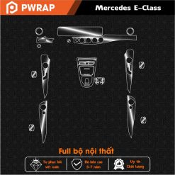 Dán PPF nội thất xe Mercedes E - Class 2017, 2025