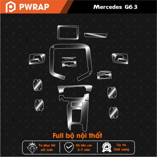 Dán nội thất xe Mercedes G63 2018 PPF cải tiến