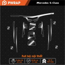 Dán PPF nội thất xe Mercedes S-Class 2012