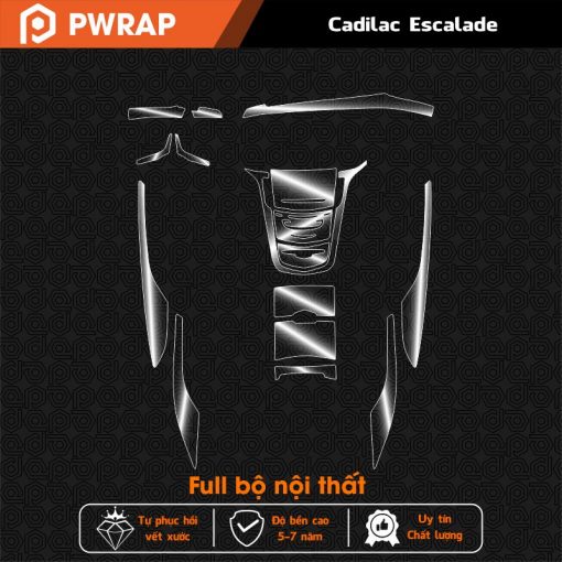 Dán PPF nội thất xe Cadilac Escalade 2016-2023