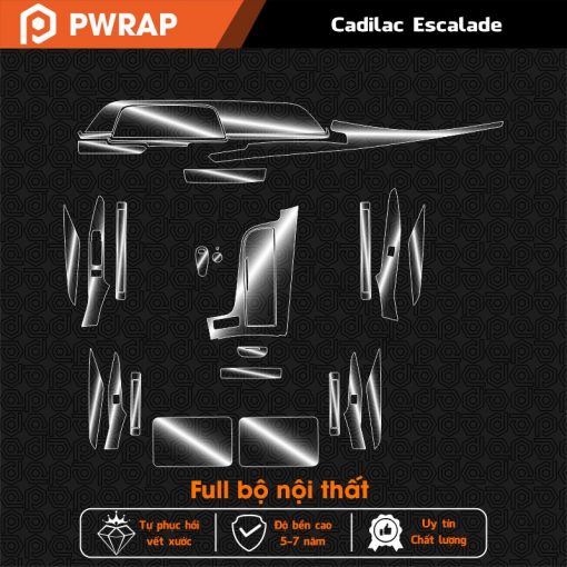 Dán PPF nội thất Cadillac Escalade 2022 - 2023