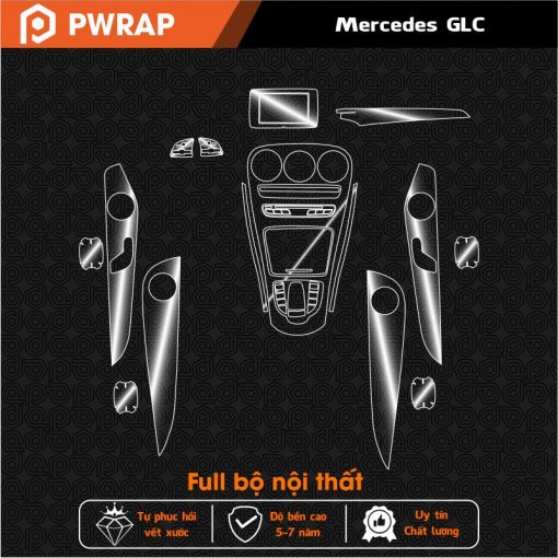 Dán PPF nội thất xe Mercedes GLC 2017- 2023