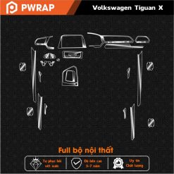 Dán nội thất ô tô Volkswagen Tiguan X 2021 PPF xịn
