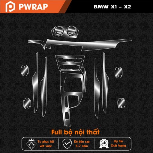 Dán PPF nội thất ô tô BMW X1 2021 - 2024