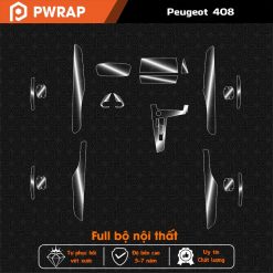 Dán chống xước nội thất ô tô Peugeot 408 2024