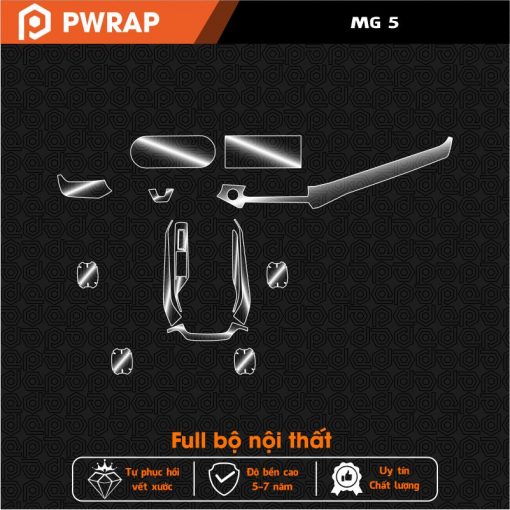 Dán PPF nội thất xe MG MG5 chống xước tốt