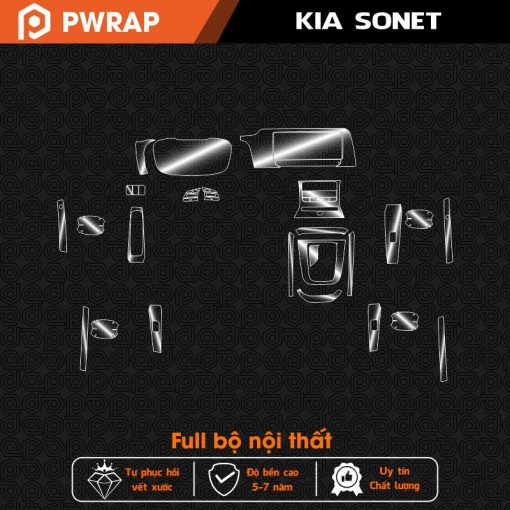 Dán PPF Nội Thất KIA Sonet 2024-2025