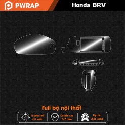 Dán nội thất Honda BRV 2023