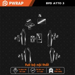 Dán PPF nội thất xe BYD ATTO 3 2024 - 2025