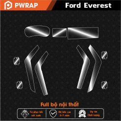 Dán PPF nội thất Ford Everest 2016-2021